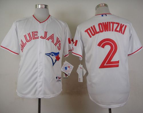 Troy Tulowitzki Toronto Blue Jays white jersey
