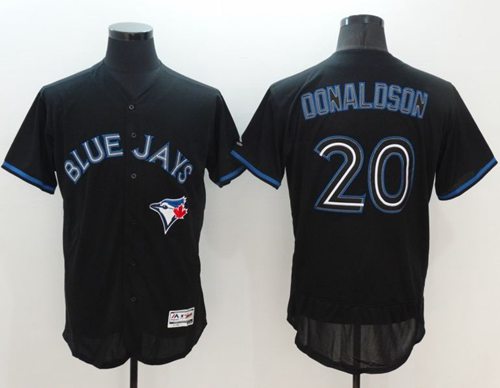 Josh Donaldson Toronto Blue Jays black Fashion jersey