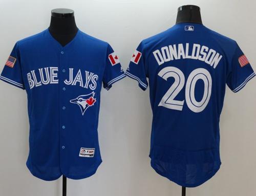 Josh Donaldson Toronto Blue Jays blue Fashion jersey