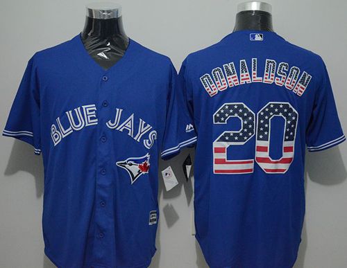 Josh Donaldson Toronto Blue Jays blue Fashion jersey