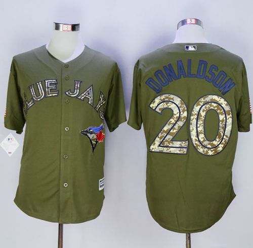 Josh Donaldson Toronto Blue Jays green Camo jersey