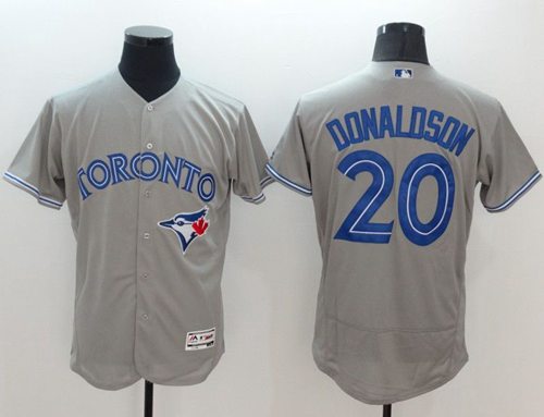 Josh Donaldson Toronto Blue Jays grey Authentic jersey