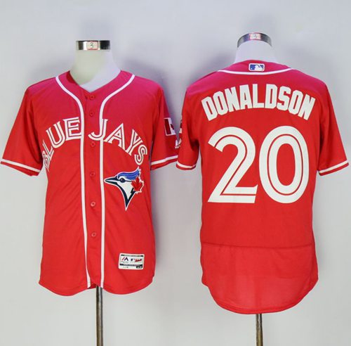 Josh Donaldson Toronto Blue Jays red Authentic jersey
