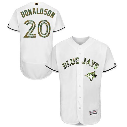 Josh Donaldson Toronto Blue Jays white Authentic jersey