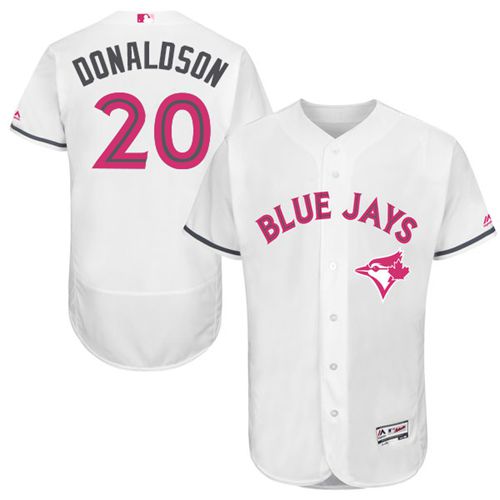 Josh Donaldson Toronto Blue Jays white Authentic jersey