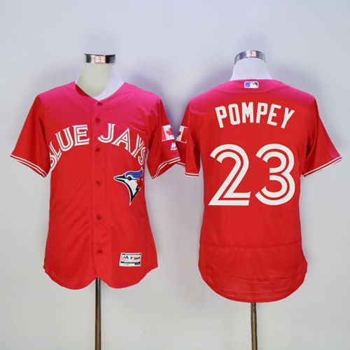 Dalton Pompey Toronto Blue Jays red Authentic jersey