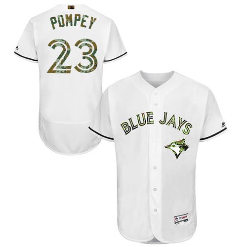Dalton Pompey Toronto Blue Jays white Authentic jersey
