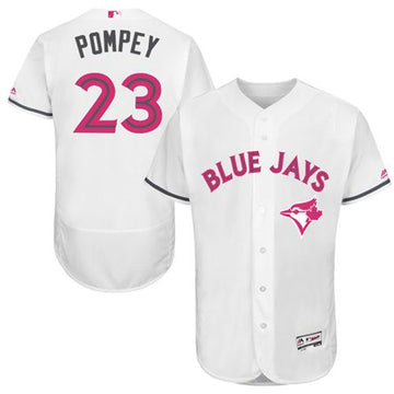 Dalton Pompey Toronto Blue Jays white Authentic jersey