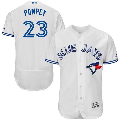 Dalton Pompey Toronto Blue Jays white Authentic jersey