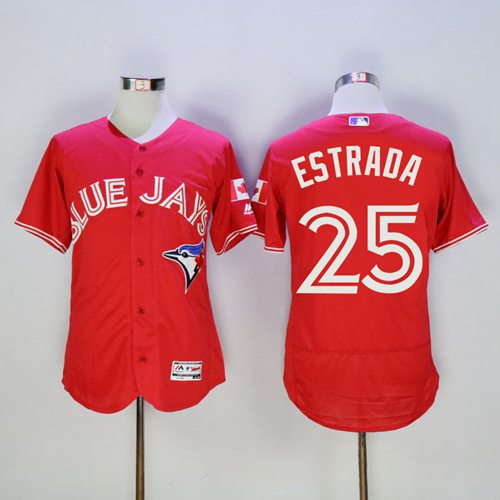 Marco Estrada Toronto Blue Jays red Authentic jersey