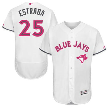 Marco Estrada Toronto Blue Jays white Authentic jersey