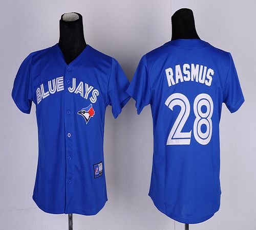 Colby Rasmus Toronto Blue Jays blue Fashion jersey