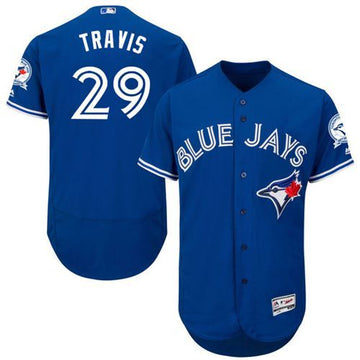 Devon Travis Toronto Blue Jays blue Authentic jersey