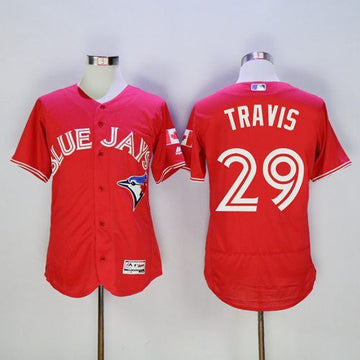 Devon Travis Toronto Blue Jays red Authentic jersey