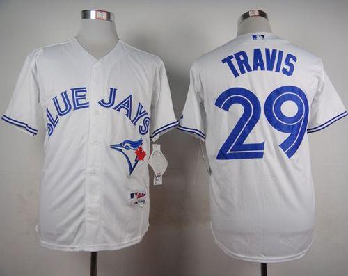 Devon Travis Toronto Blue Jays white jersey
