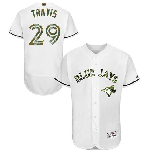 Devon Travis Toronto Blue Jays white Authentic jersey
