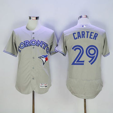 Joe Carter Toronto Blue Jays grey Authentic jersey