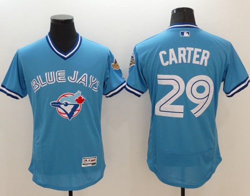 Joe Carter Toronto Blue Jays blue Authentic jersey