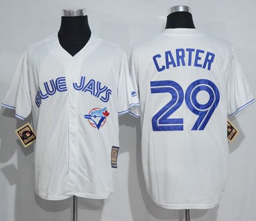 Joe Carter Toronto Blue Jays white Throwback jersey