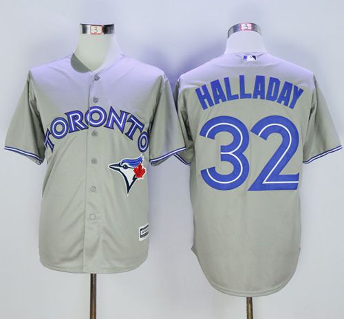 Roy Halladay Toronto Blue Jays grey jersey