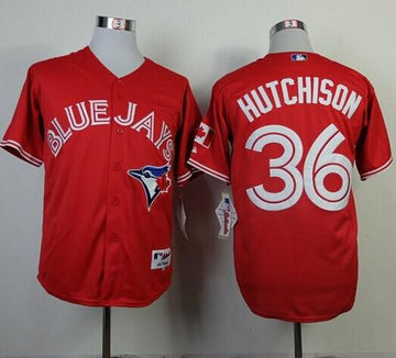 Drew Hutchison Toronto Blue Jays red jersey