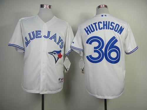 Drew Hutchison Toronto Blue Jays white jersey
