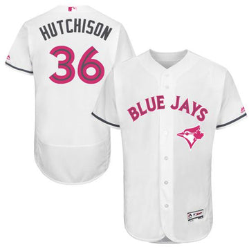 Drew Hutchison Toronto Blue Jays white Authentic jersey