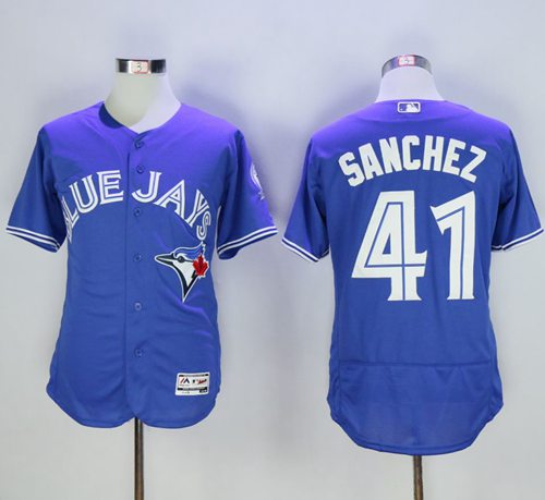 Aaron Sanchez Toronto Blue Jays blue Authentic jersey