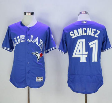 Aaron Sanchez Toronto Blue Jays blue Authentic jersey