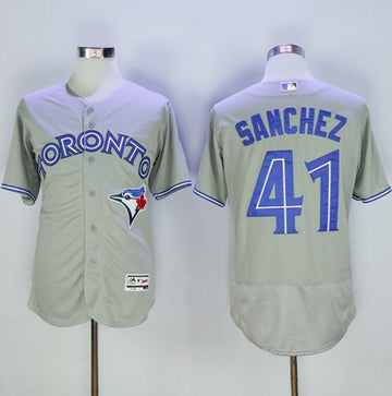 Aaron Sanchez Toronto Blue Jays grey Authentic jersey