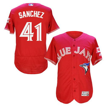 Aaron Sanchez Toronto Blue Jays red Authentic jersey