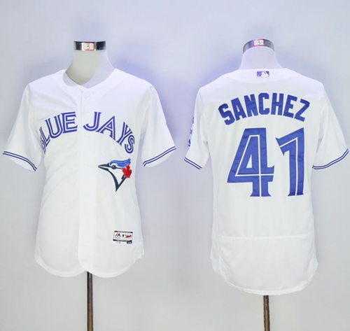 Aaron Sanchez Toronto Blue Jays white Authentic jersey