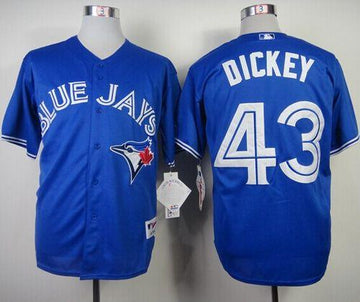 RA Dickey Toronto Blue Jays blue Alternate jersey