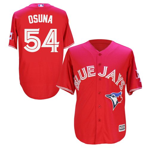 Roberto Osuna Toronto Blue Jays red jersey