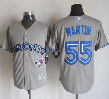 Russell Martin Toronto Blue Jays grey jersey