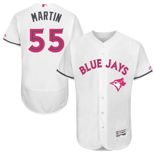 Russell Martin Toronto Blue Jays white Authentic jersey