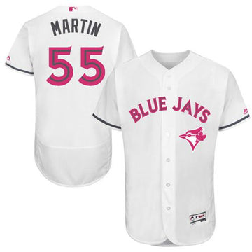 Russell Martin Toronto Blue Jays white Authentic jersey