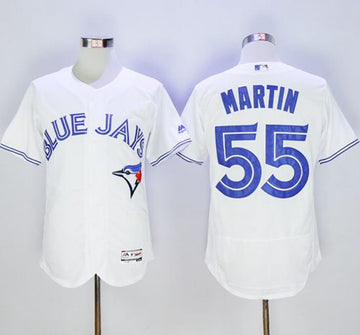 Russell Martin Toronto Blue Jays white Authentic jersey