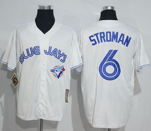 Marcus Stroman Toronto Blue Jays white Throwback jersey
