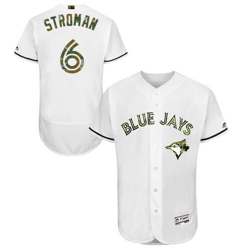 Marcus Stroman Toronto Blue Jays white Authentic jersey