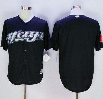 Custom Toronto Blue Jays black jersey