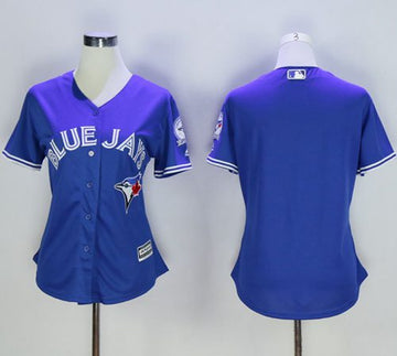 Custom Toronto Blue Jays blue Alternate jersey