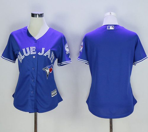 Custom Toronto Blue Jays blue Alternate jersey