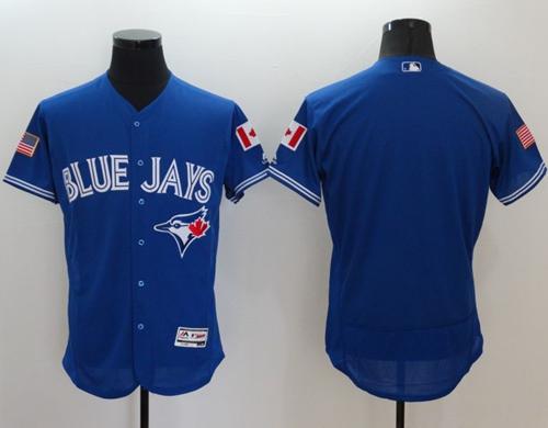 Custom Toronto Blue Jays blue Fashion jersey