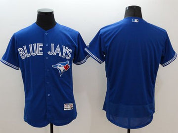 Custom Toronto Blue Jays blue Authentic jersey