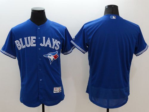 Custom Toronto Blue Jays blue Authentic jersey