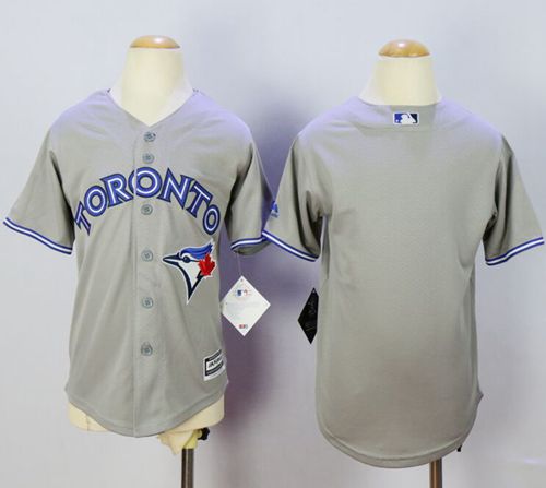 Custom Toronto Blue Jays grey jersey