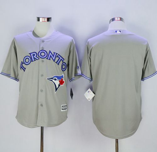 Custom Toronto Blue Jays grey jersey