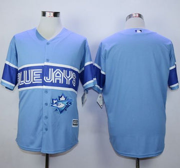 Custom Toronto Blue Jays blue jersey