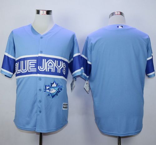 Custom Toronto Blue Jays blue jersey
